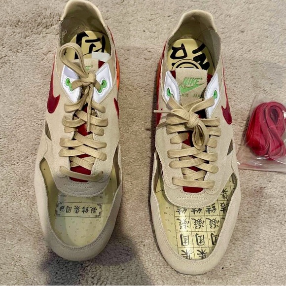 Men’s Clot X Nike Air Max 1 Kiss of Death 2021 Size 11.5 - Picture 3 of 6